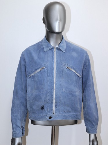 French 1950s blue faded - blue, &
